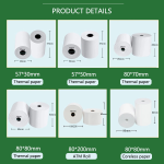 Brand High Quality Custom 57*50 Thermal Paper Rolls Cash Register Paper