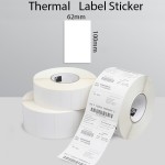 Thermal Label Sticker Size: 62mm x 100mm