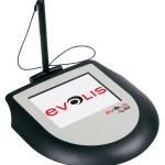 Evolis Sig200 Signature Pad Color 5â€™â€™ interactive LCD signature pad with backlight, USB
